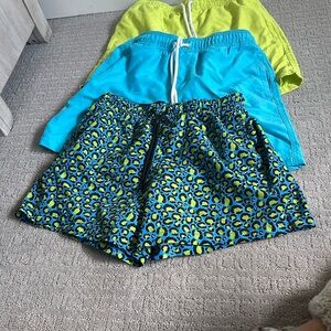 Colorful Men's Swim Shorts Set